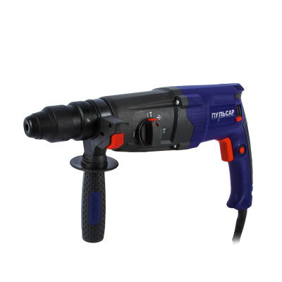 Перфоратор SDS-plus ПУЛЬСАР ПЭ 28-900П (900Вт, 3,3Дж, 3 режима, съёмный патрон, 2,9кг)