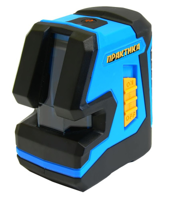 Нивелир лазерный линейный ПРАКТИКА НЛ-180-2, 2 взаимно перпендикулярных линии 180 град, дальность до