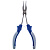 Длинногубцы КОБАЛЬТ мини удлиненные 165 мм, (1/10шт.) подвес