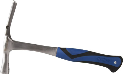 Молоток каменщика КОБАЛЬТ цельнокованый, 600 г, двухкомпонентная рукоятка 1/6*