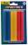 Клей для клеевого пистолета ПРАКТИКА цветные, 3 цвета, 11 х 100 мм, 6шт / блистер*