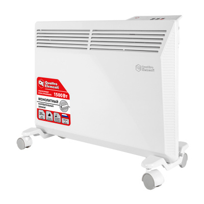 Нагреватель воздуха электрический QUATTRO ELEMENTI QE-1500KME конвекторный (0,75/1,5 кВт, с эл.блоко