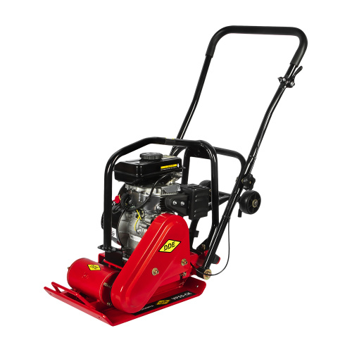Виброплита DDE  VP55-CK (дв. Loncin,2,8л.с.,плита430×310мм, до250кв.м/час, 58кг,гл.упл.20см,колеса)