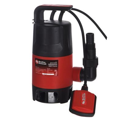 Дренажный насос QUATTRO ELEMENTI Drenaggio  400 F Promo(385 Вт, 6800 л/ч, для грязной, 7 м, )