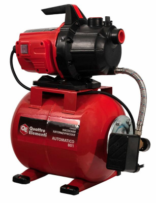 Насосная станция QUATTRO ELEMENTI Automatico 801 (800 Вт, 3200 л/ч, для чистой, 40 м, 12,95кг)***