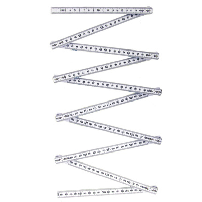 Линейка КОБАЛЬТ 2000 × 16 × 3,0 мм, складная, пластиковая, блистер Линейка КОБАЛЬТ 2000 × 16 × 3,0 мм, складная, пластиковая, блистер