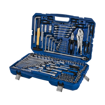 Набор инструмента универсальный КОБАЛЬТ 1/4", 3/8 и 1/2", 143 ПРЕДМЕТА, кейс (919-685)