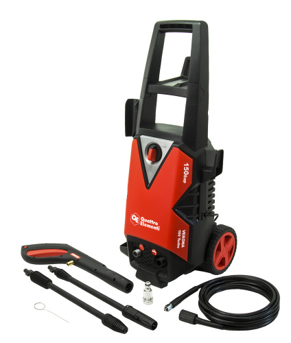 Мойка высокого давления QUATTRO ELEMENTI   VERONA 150 Turbo (2000 Вт, 150 Бар, 400 л/час, Колеса) + 