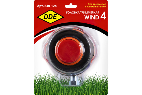Головка триммерная полуавтоматическая DDE Wind 4 аналог HUS T25 NEW (левая ,10 мм, шаг 1,25мм + пер.