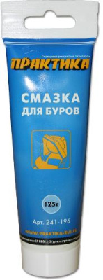 Масло - смазка для буров ПРАКТИКА туба 125 гр** Масло - смазка для буров ПРАКТИКА туба 125 гр**