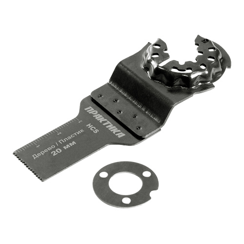 Насадка для МФИ ПРАКТИКА режущая пазовая прямая, HCS, по дереву, 20 мм, мелкий зуб 