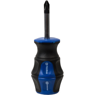 Отвертка Ultra Grip КОБАЛЬТ PH-2 х 38 мм CR-V, двухкомпонентная рукоятка (1 шт.) подвес