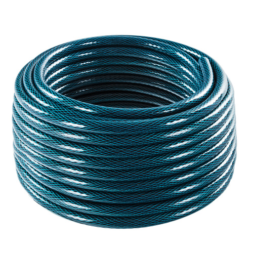 Шланг для воды садовый QUATTRO ELEMENTI Acquamarina 1" 25 метров, армированный, толщина стенки 3,2 м