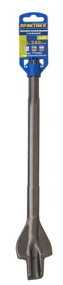 Зубило SDS-MAX канавочное ПРАКТИКА 26 х 340 мм , с отвалом