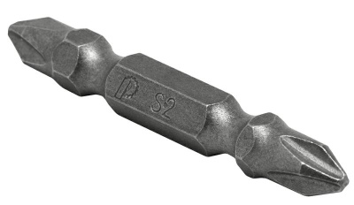 Бита отверточная ПРАКТИКА "Мастер" двусторонняя PH-2 / PH-2 х 50мм (3шт), блистер Бита отверточная ПРАКТИКА "Мастер" двусторонняя PH-2 / PH-2 х 50мм (3шт), блистер