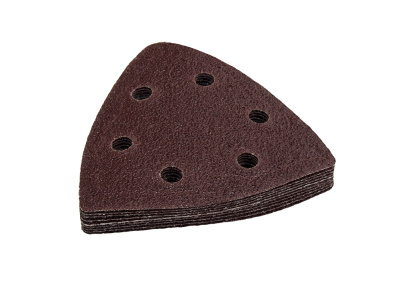 Насадка для МФИ ПРАКТИКА шлиф.листы, дельта, VELCRO, 6 отверстий 93 мм, P360, 10 шт Насадка для МФИ ПРАКТИКА шлиф.листы, дельта, VELCRO, 6 отверстий 93 мм, P360, 10 шт