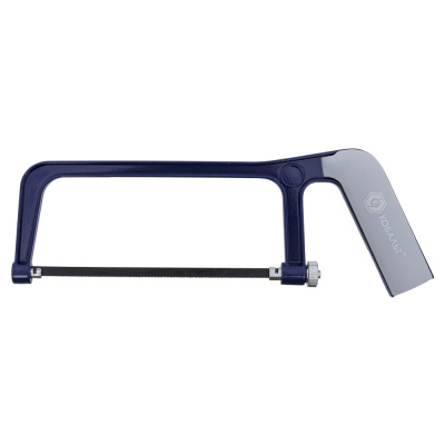 Ножовка мини КОБАЛЬТ 150 мм литой алюминиевый корпус, в комплекте полотно по алюминию/пластику