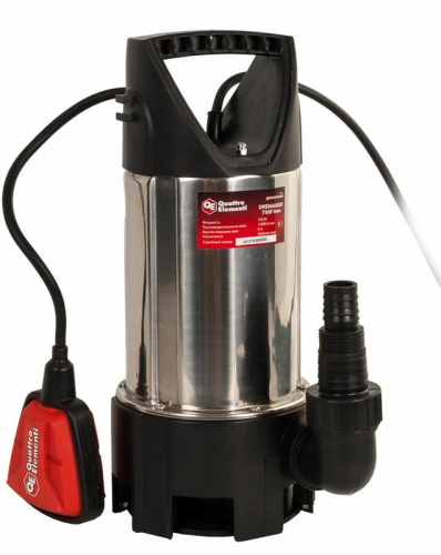 Дренажный насос QUATTRO ELEMENTI Drenaggio 750 F Inox (750 Вт, 12000 л/ч, для грязной, 7.5 м, 5,0 кг