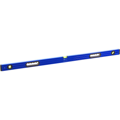 Уровень строительный КОБАЛЬТ Комфорт, 1200 мм, профиль 23 x 59 мм, 3 глазка, точность 1,0 мм/м