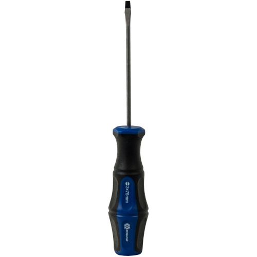 Отвёртка КОБАЛЬТ Ultra Grip SL 3,0 х 75 мм CR-V, двухкомпонентная рукоятка (1 шт.) подвес