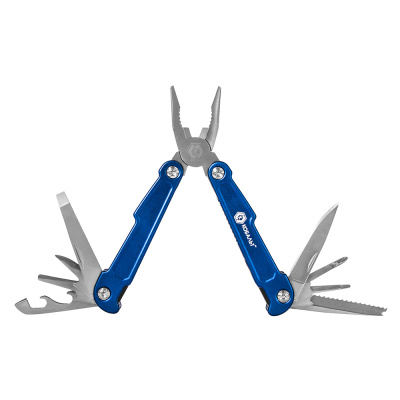 Мультитул КОБАЛЬТ 11 в 1, корпус из нерж. стали, рукоятки из алюминия, чехол для хранения, блистер