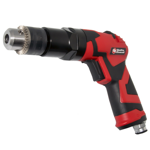 Дрель пневматическая QUATTRO ELEMENTI реверсивная, патрон 10 мм, разъем EURO