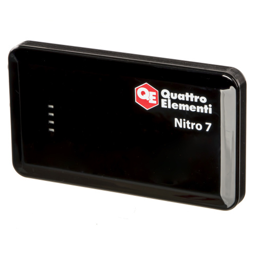 Пусковое устройство QUATTRO ELEMENTI Nitro 7 (12В, 7500 мАч, 400А, USB, LCD - фонарь)