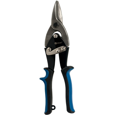 Ножницы по металлу КОБАЛЬТ прямой рез 250 мм, CR-V (1 шт.) блистер