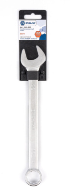 Ключ комбинированный КОБАЛЬТ 22 мм Cr-V (1 шт.) подвес 1/10