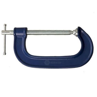 Струбцина КОБАЛЬТ G-образная, 125 мм*