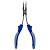Длинногубцы КОБАЛЬТ изогнутые мини удлинненные 185 мм, CR-V (1 шт.) подвес 1/10