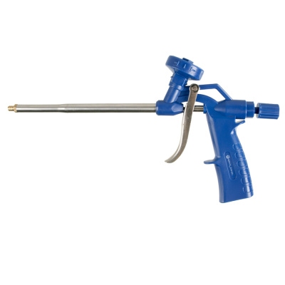 Пистолет для монтажной пены КОБАЛЬТ монолитный пластиковый корпус с адаптером