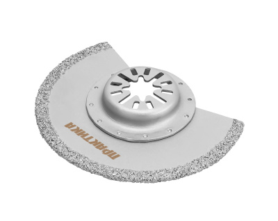 Насадка для МФИ ПРАКТИКА режущая полукруг, HM, по плитке, 88 мм