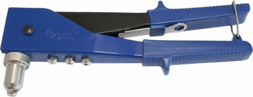 Заклепочник КОБАЛЬТ 300 мм, переставной 0-90 град., заклепки 2,4-3,2-4,0-4,8 мм, блистер