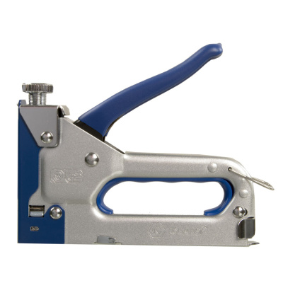 Степлер механический КОБАЛЬТ скобы 4-14 мм, тип 53, с верхним регулятором удара, .очень высокий ресу