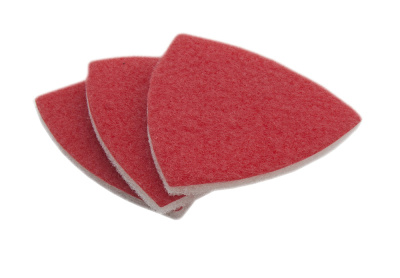 Насадка для МФИ ПРАКТИКА абразивный войлок, БЕЗ отверстий, дельта 93 мм, 3 шт