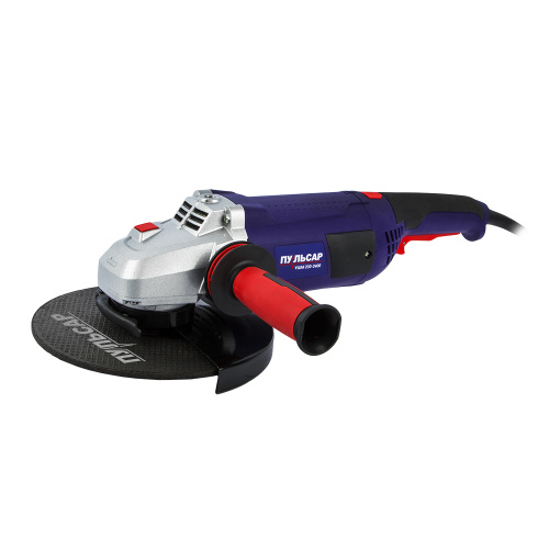 Шлифмашина угловая ПУЛЬСАР УШМ 230-2400 (2400Вт, 230мм, плавн. пуск, 6500 об/мин, 5,5кг) Шлифмашина угловая ПУЛЬСАР УШМ 230-2400 (2400Вт, 230мм, плавн. пуск, 6500 об/мин, 5,5кг)