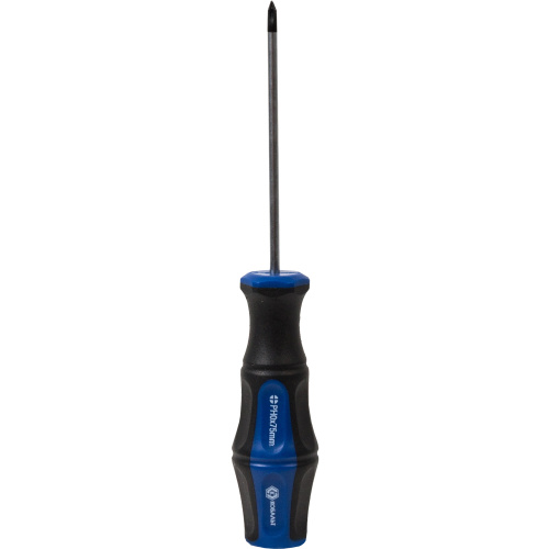 Отвёртка КОБАЛЬТ Ultra Grip PH-0 х 75 мм CR-V, двухкомпонентная рукоятка (1 шт.) подвес