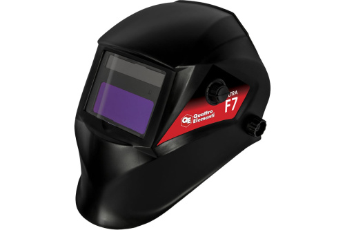 Маска сварочная QUATTRO ELEMENTI  ULTRA F7 "Хамелеон" (93x43мм, Реал Колор, 2ЖК, 3 рег) Коробка
