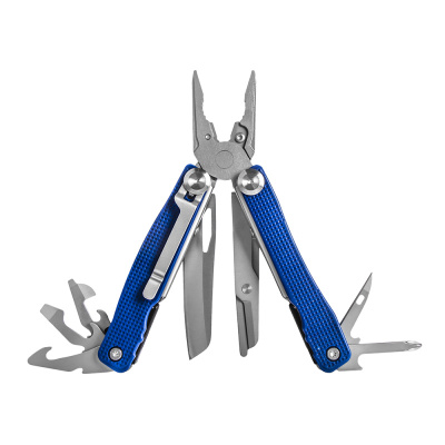 Мультитул КОБАЛЬТ 14 в 1, корпус из нерж.стали, 2-х комп. рукоятки из алюминия и ABS пластика, чехол