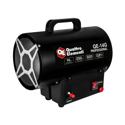 Нагреватель воздуха газовый прямого нагрева QUATTRO ELEMENTI QE-14G (14кВт, 320 м.куб/ч, 3,6кг)