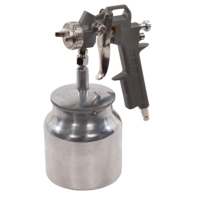 Краскопульт пневматический QUATTRO ELEMENTI с  нижним бачком 750 мл, сопло 1,5 мм, разъем EURO