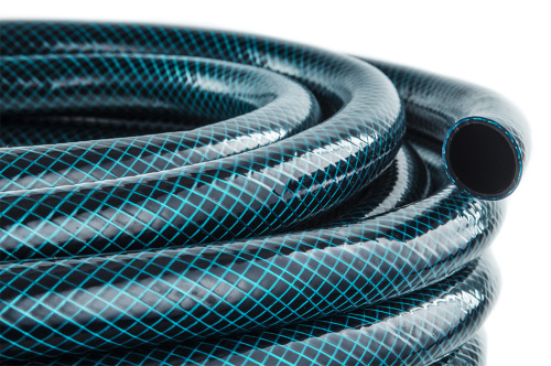 Шланг для воды садовый QUATTRO ELEMENTI Acquamarina  3/4" 50 метров, армированный, толщина стенки 2,