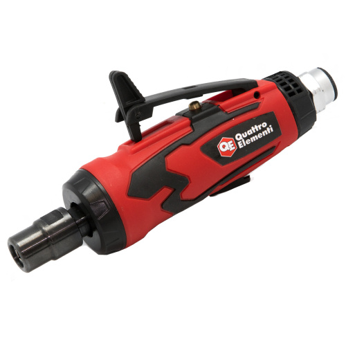 Шлифмашина пневматическая QUATTRO ELEMENTI прямая, цанга 6 мм,  25000 об/мин., разъем EURO