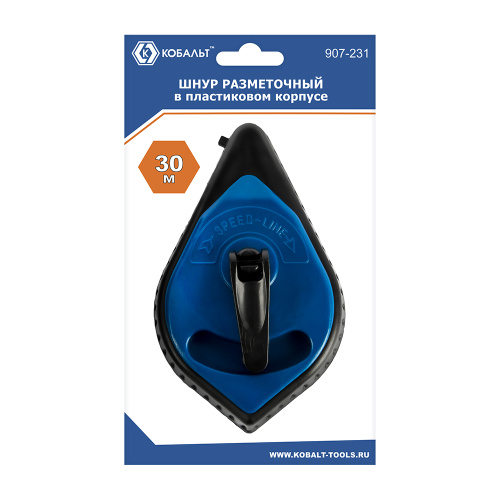 Шнур разметочный КОБАЛЬТ 30 м. в пластиковом корпусе