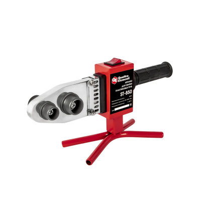 Сварочный аппарат д/пласт труб QUATTRO ELEMENTI ST-850  (850 Вт, насадки 20-32мм, кейс)