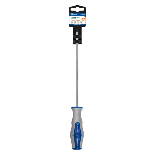 Отвертка Ultra Grip КОБАЛЬТ PH-2 х 200 мм, CR-V, двухкомпонентная рукоятка, подвес (920-384) Отвертка Ultra Grip КОБАЛЬТ PH-2 х 200 мм, CR-V, двухкомпонентная рукоятка, подвес (920-384)