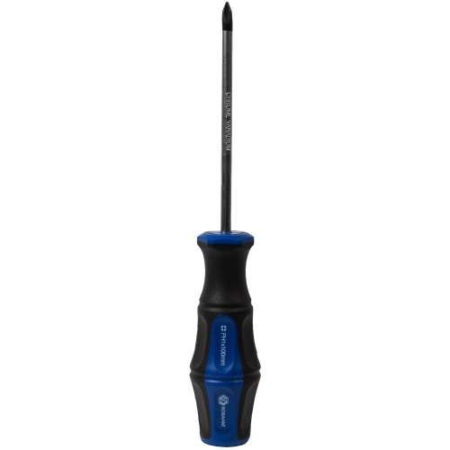 Отвёртка КОБАЛЬТ Ultra Grip PH-1 х 100 мм CR-V, двухкомпонентная рукоятка (1 шт.) подвес