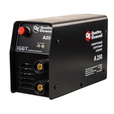 Аппарат электродной сварки, инвертор QUATTRO ELEMENTI A 250 (250 А, ПВ 60%, до 5.0 мм, 5.5 кг, 