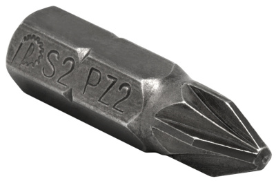 Бита отверточная ПРАКТИКА  "Мастер"   PZ-2 х 25мм  (3шт), блистер Бита отверточная ПРАКТИКА  "Мастер"   PZ-2 х 25мм  (3шт), блистер